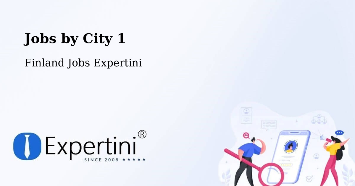 City Jobs in Finland - Expertini